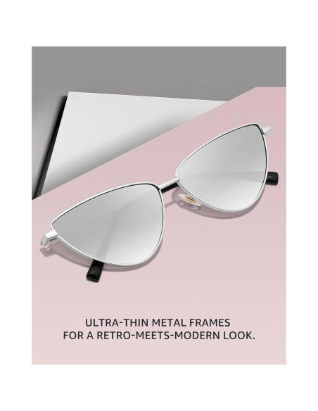 Gafas de sol Cat Eye SODQW para mujeres con protección UV