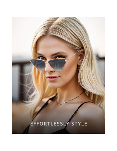 Gafas de sol Cat Eye SODQW para mujeres con protección UV