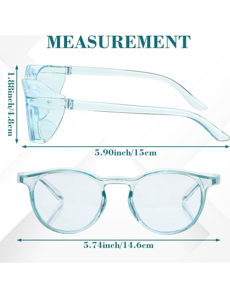 Paquete de 5 Gafas de Seguridad Antivaho YUXIANLB - Unisex