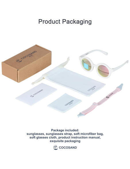 Gafas de sol polarizadas COCOSAND para bebés 0-24 meses
