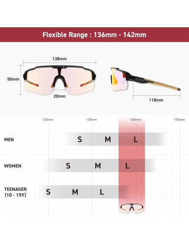 Gafas de sol deportivas Eyeglad Motionview X UV400 unisex