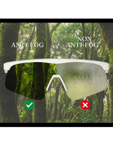 Gafas de sol deportivas QOOLTIME Z87 UV400 para ciclismo y running