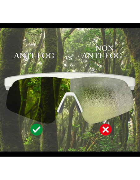 Gafas de sol deportivas QOOLTIME Z87 UV400 para ciclismo y running