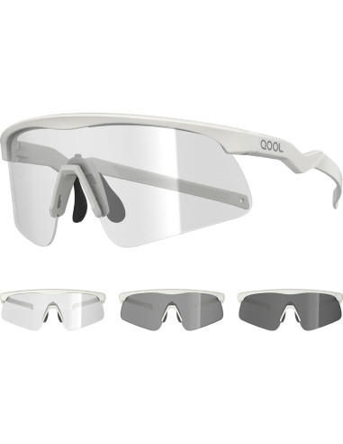 Gafas de sol deportivas QOOLTIME Z87 UV400 para ciclismo y running