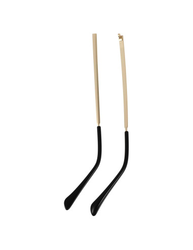 Brazos de Gafas de Metal Reemplazo Hemobllo 14cm Dorado