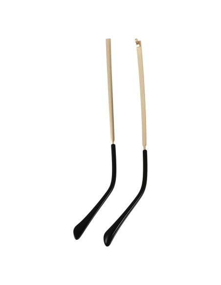 Brazos de Gafas de Metal Reemplazo Hemobllo 14cm Dorado