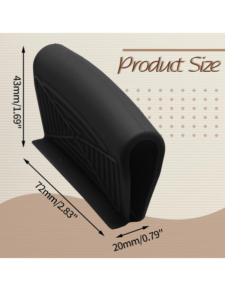 2 Fundas de Silicona Antideslizantes para Mangos de Olla Bonsicoky