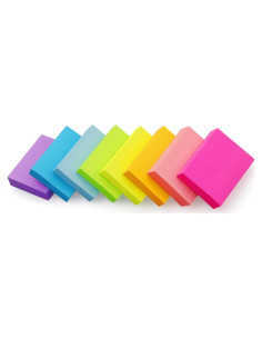 Notas Adhesivas 3.81x5.08 cm Winner Aura 8 Colores Brillantes