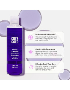 Aceite Curacoro Azuleno y Mentol 250 ml - Hidratante Pre/Post Depilación 2