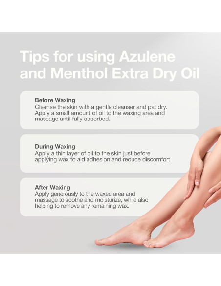 Aceite Curacoro Azuleno y Mentol 250 ml - Hidratante Pre/Post Depilación