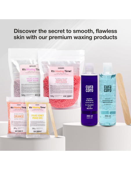 Aceite Curacoro Azuleno y Mentol 250 ml - Hidratante Pre/Post Depilación