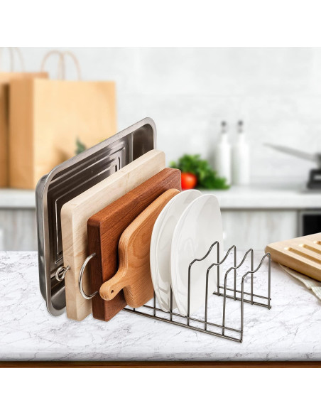 Soporte Organizador de Cocina Y.Z.Bros Acero Inoxidable 10.2x30.2cm Soporte Organizador de Cocina Y.Z.Bros Acero Inoxidable 10.2x30.2cm