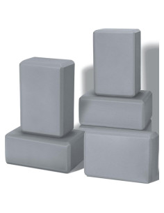 Bloques de Yoga Wettarn 6 Piezas Espuma EVA Antideslizante 23x15x10cm