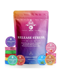 Bombas de Ducha Aromaterapia MR MIRYE - 18 Piezas Orgánicas