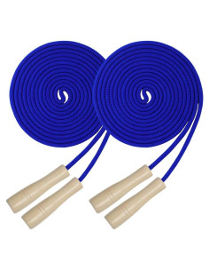 Cuerda de Salto Doble Dutch AUMCDIK 4.88m Ajustable para 5-6 Saltadores