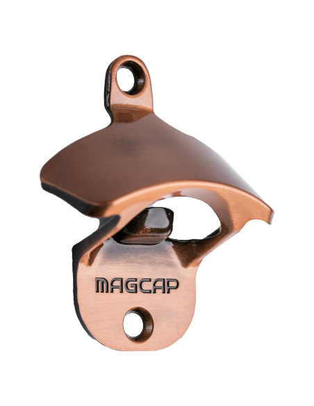 Abrebotellas Magnético Montado en Pared MAGCAP Cobre Antiguo