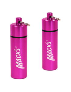 Estuche de Aluminio Mack para Tapones de Oídos - Rosa