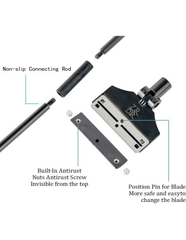 Raspador de Algas ZRDR Acero Inoxidable 89.9 cm Multifuncional
