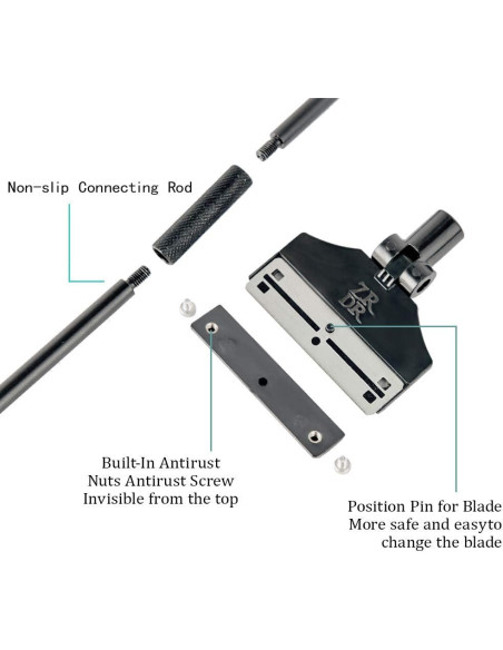Raspador de Algas ZRDR Acero Inoxidable 89.9 cm Multifuncional