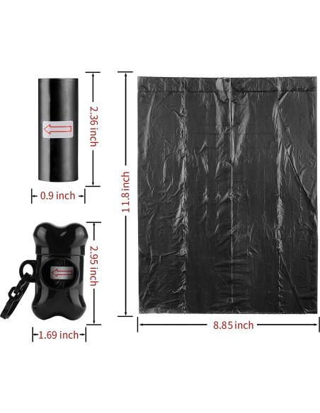 Dispensador de Bolsas para Excremento Arroyner - 10 Rollos