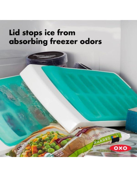 Bandeja de Hielo OXO Good Grips con Tapa Sellada 1 Paquete