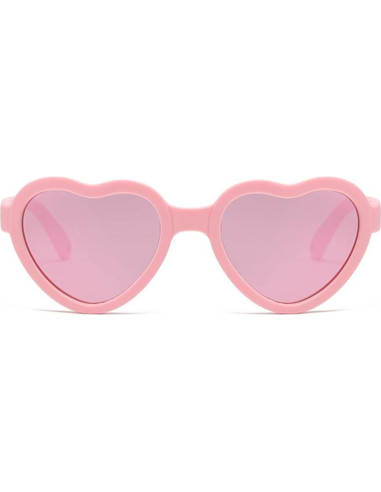 Gafas de sol polarizadas para bebés corazón con correa - UV400