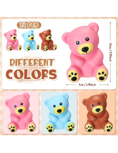 12 Pelotas Antiestrés en Forma de Oso Wettarn - Alivio de Ansiedad 2