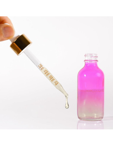 Juego de 4 Botellas de Cuentagotas de Vidrio StellaCare 60ml