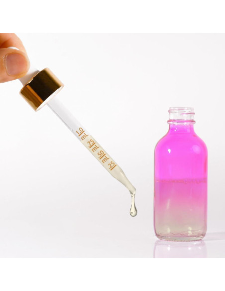 Juego de 4 Botellas de Cuentagotas de Vidrio StellaCare 60ml