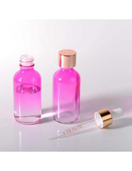 Juego de 4 Botellas de Cuentagotas de Vidrio StellaCare 60ml