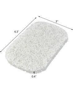 10 Soportes de Jabón Nydotd Antideslizantes PVC Blanco 2