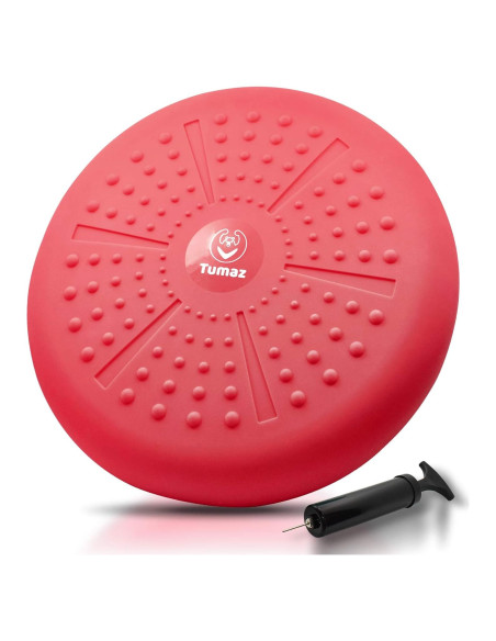Cojín Inestable Tumaz Rojo Tomate 33 cm para Niños