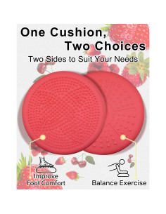 Cojín Inestable Tumaz Rojo Tomate 33 cm para Niños 2