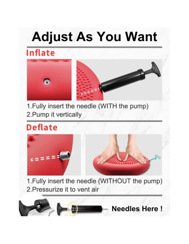 Cojín Inestable Tumaz Rojo Tomate 33 cm para Niños