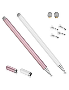 Lápiz Stylus Universal OOCLCURFUL con Punta de Disco y Fibra