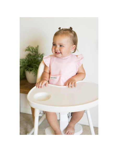 Baberos Tiny Twinkle a Prueba de Desorden 3pk Floral Azul