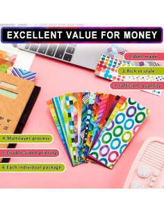 Marcadores Ópticos Laminados Outus - 100 Piezas Multicolor 2