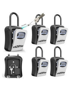 Caja de Llave Vazioyar con Cerradura de Combinación 4 Dígitos