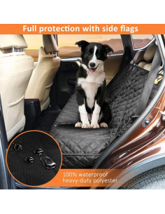 Cubierta de Asiento de Coche para Perros Bark Lover 137x119 cm 2