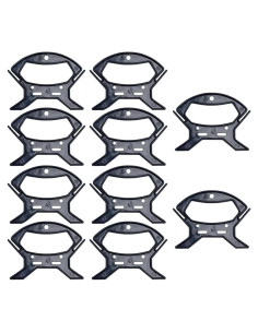 Organizador de Cuerda Garneck 10 Piezas Negro 11.2x9.1cm