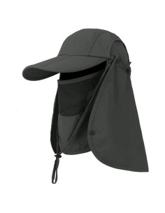 Gorra Solar Plegable Cristgee con Protección UPF 50+ Verde Militar