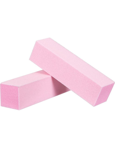 Bloque de Pedicura Rosa ForPro 100/180 Grano 15 Unidades