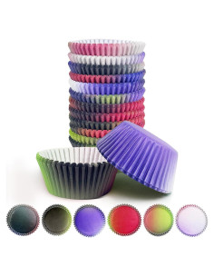 Forros de Cupcake Estándar qiqee 300 Cuentas Negro Rosa