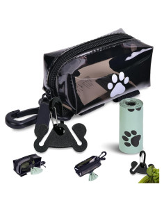 Dispensador de bolsas para caca de perro Hilihali con soporte