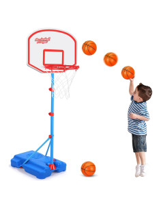 Aro de Baloncesto AOKESI Ajustable 1.07m-1.68m para Niños