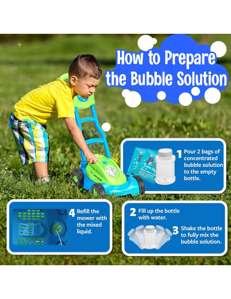 Cortacésped de Burbujas para Niños Better Basics 30cm