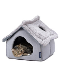Cama Cubierta para Gatos PELZIN - Casa de Nieve 55.88x50.8cm