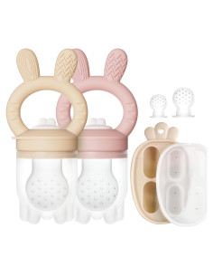 Alimentador de Frutas para Bebés Silicona Grado Alimenticio