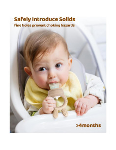 Alimentador de Frutas para Bebés Silicona Grado Alimenticio 2