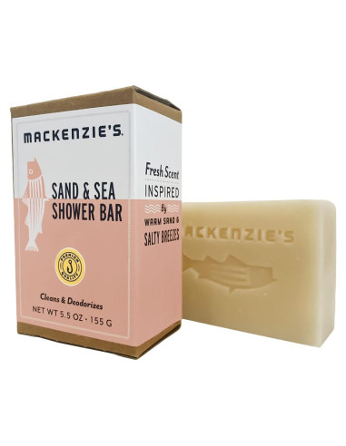 Barra de Ducha MacKenzie Arena y Mar 155.9 g - Jabón Natural